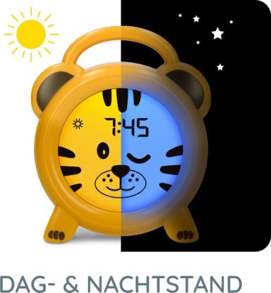 Alecto Monkey slaaptrainer voor peuter met oranje blauw licht