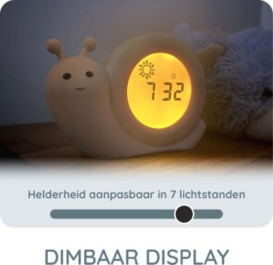 Alecto Simon slaaptrainer kinderwekker met licht